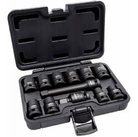 Airpress 45349 - Zestaw nasadek udarowych 1/2" - 12 szt