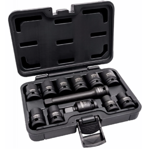 Airpress 45349 - Zestaw nasadek udarowych 1/2" - 12 szt