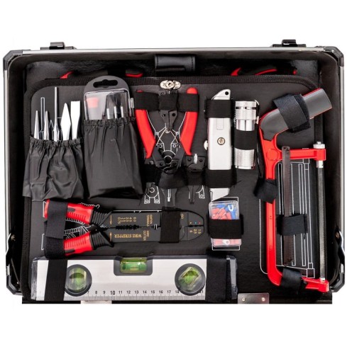 AirPress 75255 - Profesjonalny zestaw narzędzi w walizce -127 elementów