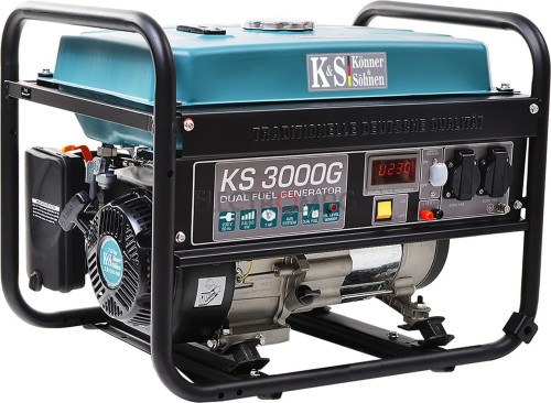 KöNNER&SOHNEN KS 3000G - Agregat prądotwórczy 1-fazowy + gaz