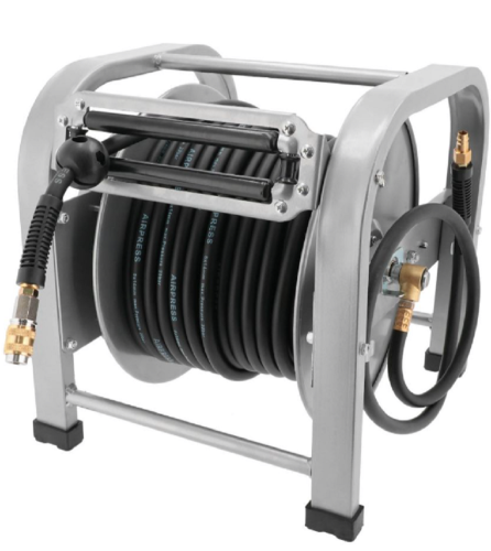 Airpress 46510 - Wąż pneumatyczny na bębnie automatyczny podłogowy 30 m