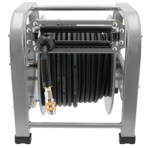 Airpress 46510 - Wąż pneumatyczny na bębnie automatyczny podłogowy 30 m