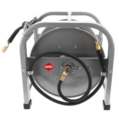 Airpress 46510 - Wąż pneumatyczny na bębnie automatyczny podłogowy 30 m