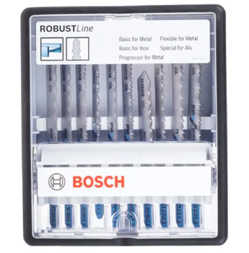 Bosch 2607010541 - Brzeszczoty do metalu Robust Line Metal Expert T - 10 elementów