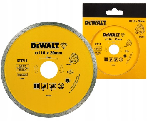 DEWALT DT3714 - Tarcza diamentowa 110mmx20mm do DWC410