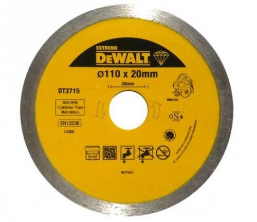 DEWALT DT3715 - Tarcza diamentowa 110x20mm do DWC410