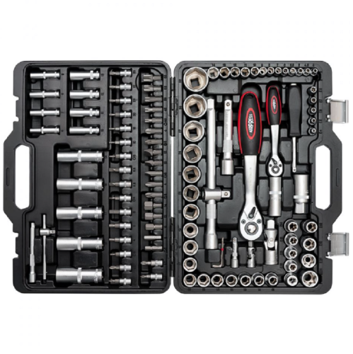 AirPress 75246 - Zestaw kluczy nasadowych + nasadki - 108 elementów
