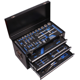 AirPress 75251 - Profesjonalny zestaw narzędzi w aluminiowej walizce - 97 elementów