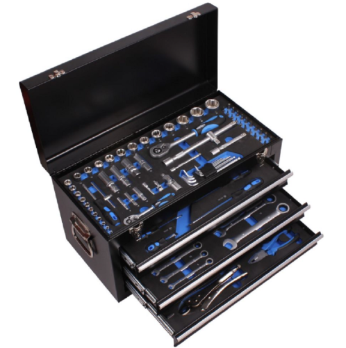 AirPress 75251 - Profesjonalny zestaw narzędzi w aluminiowej walizce - 97 elementów