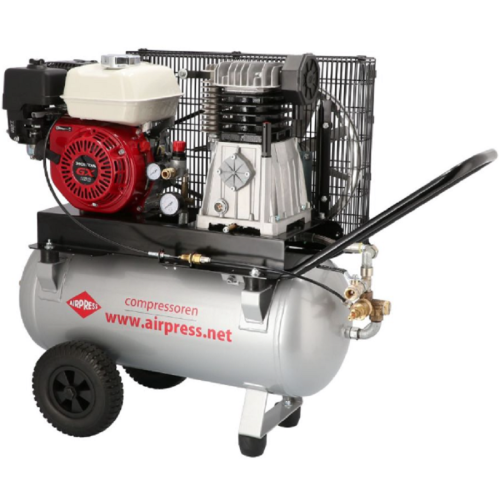 AirPress BM 50/410 - Kompresor spalinowy dwutłokowy (Honda GP160) 10 bar