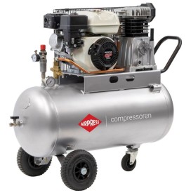 AirPress BM 100/410 - Kompresor spalinowy dwutłokowy (Honda GP160) 10 bar