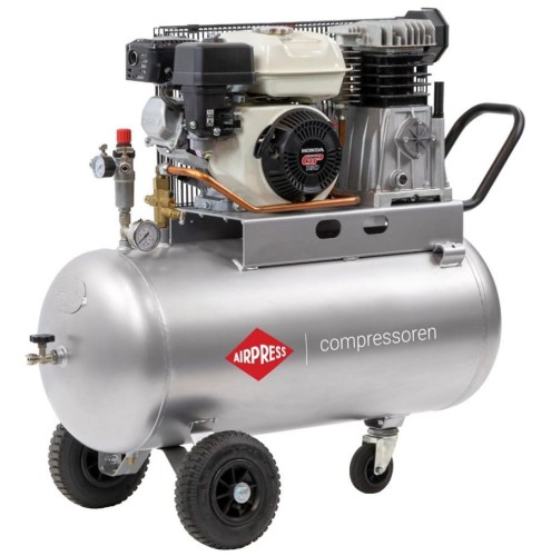 AirPress BM 100/410 - Kompresor spalinowy dwutłokowy (Honda GP160) 10 bar
