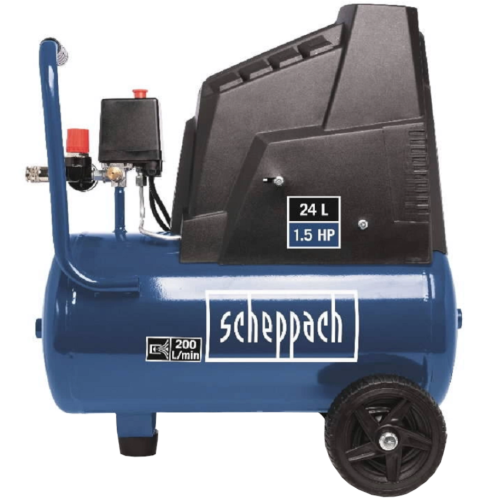 Scheppach HC30o - Kompresor bezolejowy 24 L + akcesoria