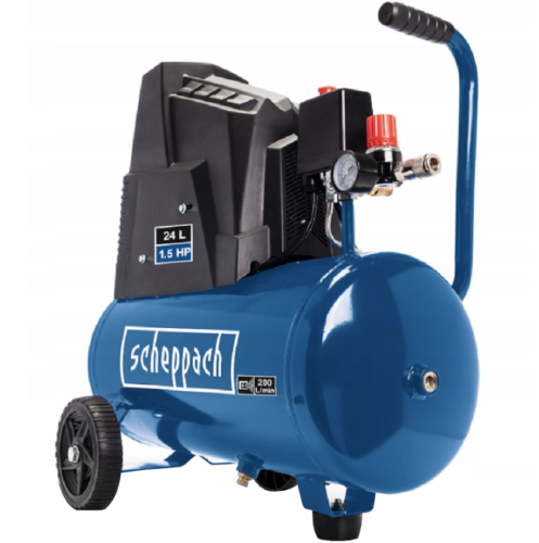 Scheppach HC30o - Kompresor bezolejowy 24 L + akcesoria