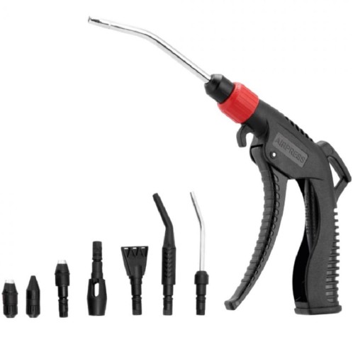Airpress 45029 - Pistolet do przedmuchu + 7 dysz