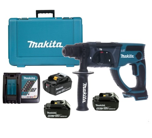 Makita DHR202RTE3 - Młotowiertarka 18V SDS+ (3 akumulatory)