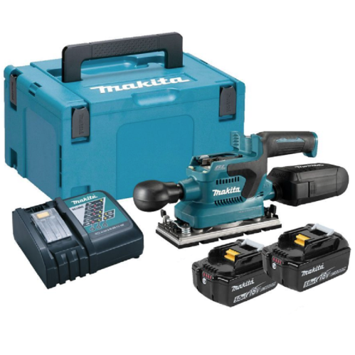 MAKITA DBO380RTJ - Akumulatorowa szlifierka oscylacyjna