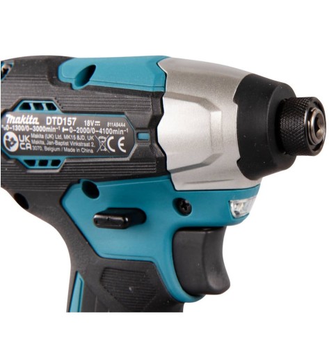 MAKITA DTD157RFJ - Akumulatorowa zakrętarka udarowa 1/4"