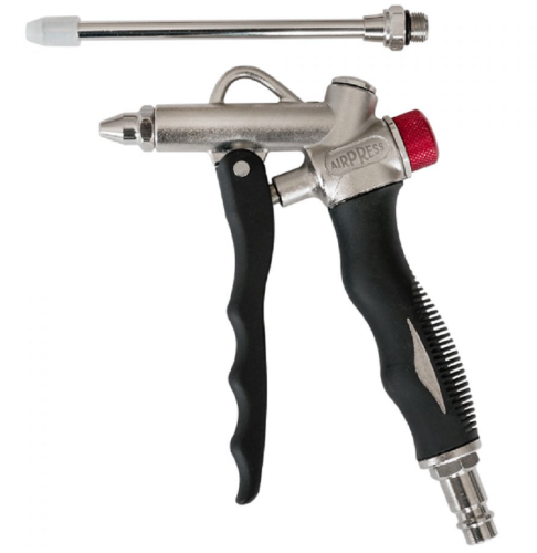 Airpress 4300003 - Pistolet do przedmuchu z regulacją + 2 końcówki