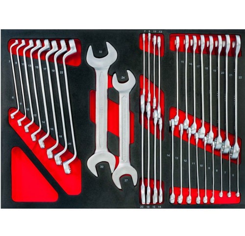 Airpress 79156 - Profesjonalny wózek narzędziowy z osprzętem - 217 elementów / 7 szuflad