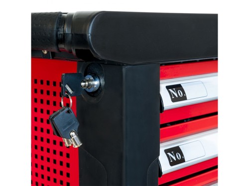 Airpress 79156 - Profesjonalny wózek narzędziowy z osprzętem - 217 elementów / 7 szuflad