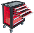 Airpress 79156 - Profesjonalny wózek narzędziowy z osprzętem - 217 elementów / 7 szuflad