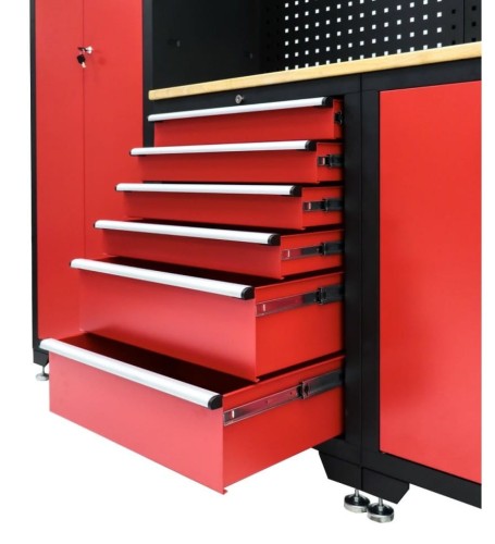 Airpress 79611 - Zestaw szafek warsztatowych - 5 modułów