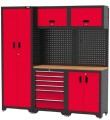 Airpress 79611 - Zestaw szafek warsztatowych - 5 modułów