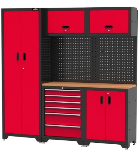 Airpress 79611 - Zestaw szafek warsztatowych - 5 modułów