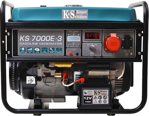 KöNNER&SOHNEN KS 7000E - 3 - Agregat prądotwórczy 3-fazowy z elektrycznym startem 400/230V
