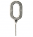 Telwin 804142-10 - Oczko OT do zgrzewania proste AlSi - 10 szt