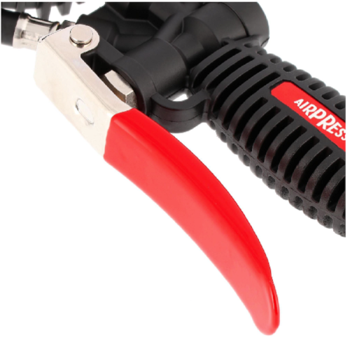 Airpress 42078 - Profesjonalny pistolet do pompowania z manometrem bocznym 12 bar