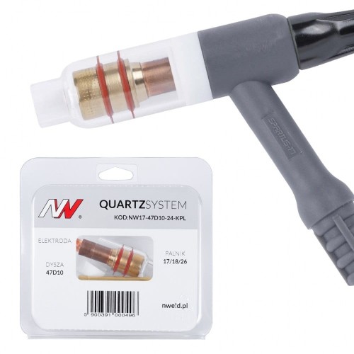 QUARTZSYSTEM NW17-47D10-KPL - Soczewka 17/18/26 na elektrodę