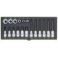 Proxxon PR23296 - Zestaw nasadek XZN - 18 elementów