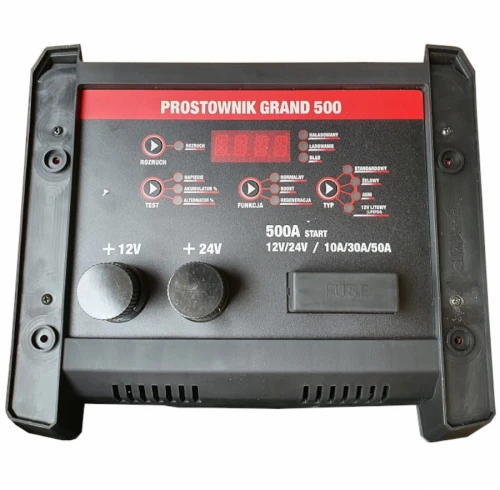 WELDMAN GRAND 500 - Inteligentny prostownik z rozruchem 12/24 V
