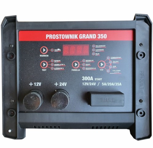 WELDMAN GRAND 350 - Inteligentny prostownik z rozruchem 12/24 V