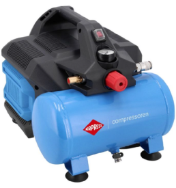 AIRPRESS LMO 6-126 - Mały kompresor bezolejowy dwutłokowy 8 bar