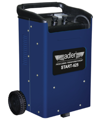 Adler START-625 - Prostownik transformatorowy z rozruchem 12/24 V