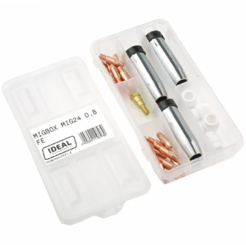 IDEAL MIGBOX24/FE/0.8 - Zestaw części do uchwytu MIG24 0.8 do stali