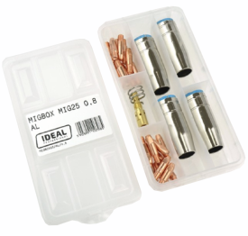 IDEAL MIGBOX25/AL/0.8 - Zestaw części do uchwytu MIG25 0.8 do aluminium