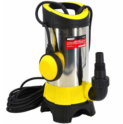 Awtools AW85054 - Pompa Inox do brudnej wody z pływakiem 15000 l/h