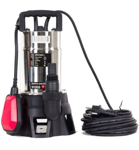 NAC SPE75HI-L - Pompa Inox do brudnej wody 15000 l/h