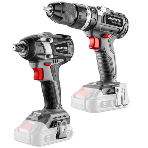 Graphite 58GS003 - Zestaw combo klucz udarowy + wiertarko-wkrętarka udarowa