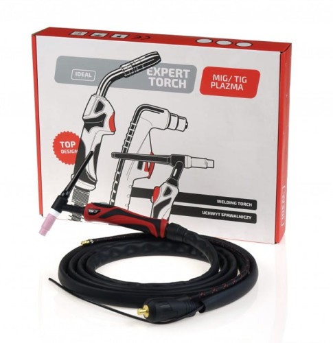 IDEAL TIG 17FX SINGLE EXPERT - Uchwyt spawalniczy z giętka główką DX25