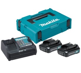 Makita 197652-7 - Zestaw zasilający 2x BL1016 10.8V (12V max)/ 1.5 Ah + ładowarka DC10SB