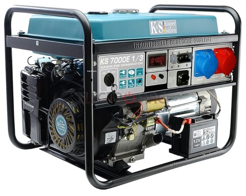 KöNNER&SOHNEN KS 7000E 1/3 - Agregat prądotwórczy 1/3 fazowy z elektrycznym startem 230V/400V