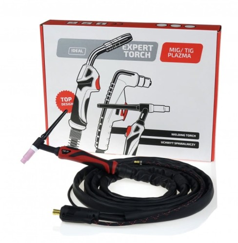 IDEAL TIG26/ES/2/50 - Uchwyt spawalniczy silikon-skóra TIG DX50 DUAL EXP