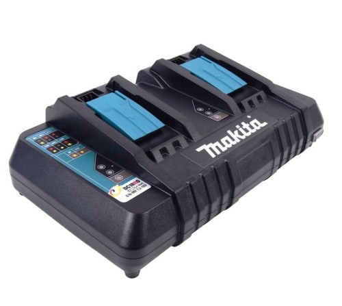 MAKITA 197970-3 - Zestaw zasilający 4x 18V 3.0 Ah + dwuportowa szybka ładowarka DC18RD