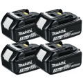 MAKITA 197970-3 - Zestaw zasilający 4x 18V 3.0 Ah + dwuportowa szybka ładowarka DC18RD