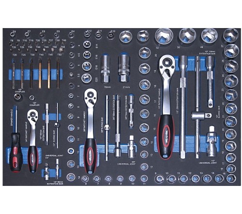 Adler 3560.0 - Wózek narzędziowy z osprzętem - 217 elementów